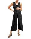 yz m fB[X WvX[c gbvX Francesca Surplice Maternity Jumpsuit Black