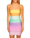 【送料無料】 スサナモナコ レディース ワンピース トップス Rainbow Bandage Mini Dress Fiji