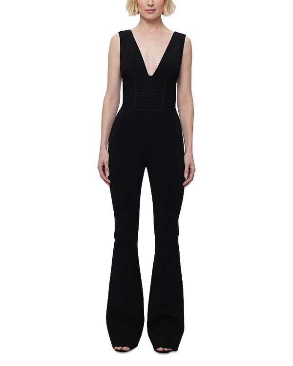 【送料無料】 エルベレジェ レディース ジャンプスーツ トップス The Hazel Flare Leg Jumpsuit Black