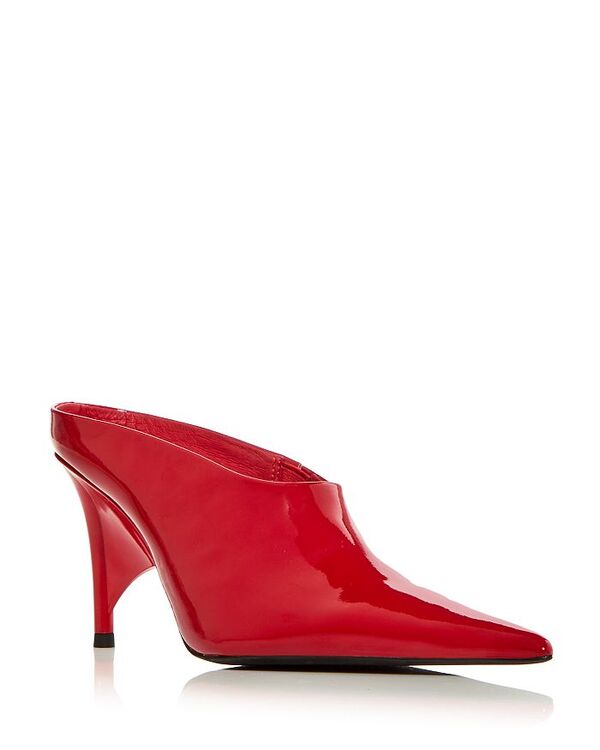 【送料無料】 ジェフリー キャンベル レディース サンダル シューズ Women's Vader Pointed Toe High Heel Mules Red Patent