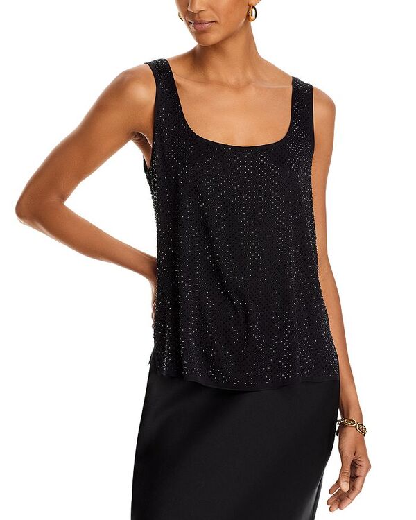 【送料無料】 コビーハルペリン レディース タンクトップ トップス Nina Studded Tank Top Black