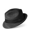 【送料無料】 ベーリー オブ ハリウッド メンズ 帽子 アクセサリー Craig Braided Fedora Black