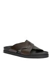 【送料無料】 ブルーノマグリ メンズ サンダル シューズ Men's Bologna Double Strap Woven Slip On Slide Sand...