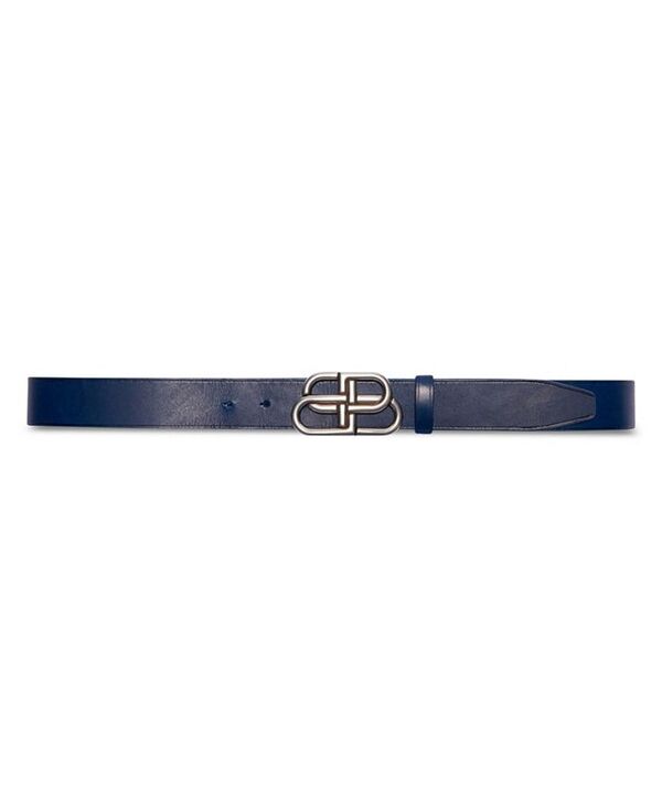 バレンシアガ 【送料無料】 バレンシアガ メンズ ベルト アクセサリー BB Large Belt Navy