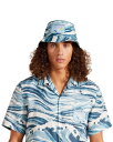 yz BuNC Y Xq ANZT[ x Maison Kitsune Boheme Organic Cotton Bucket Hat Blue