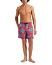 【送料無料】 ヴィルブレクイン メンズ ハーフパンツ・ショーツ 水着 Okoa Oko Turtle Sequin Swim Trunks Ruby Wine
