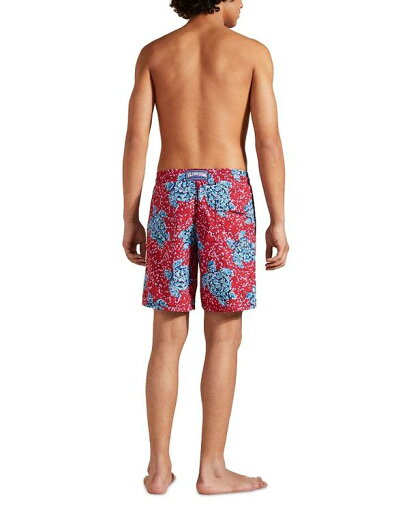 【送料無料】 ヴィルブレクイン メンズ ハーフパンツ・ショーツ 水着 Okoa Oko Turtle Sequin Swim Trunks Ruby Wine