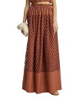 【送料無料】 エーエルシー レディース スカート ボトムス Flora Eyelet Maxi Skirt Sequoia