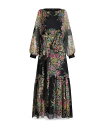 【送料無料】 エトロ レディース ワンピース トップス Tie Waist Dress Print on Black