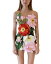 【送料無料】 オスカー デ ラ レンタ レディース ワンピース トップス Oversized Painted Poppies Mini..