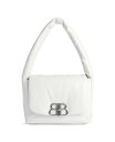 【送料無料】 バレンシアガ レディース ボディバッグ・ウエストポーチ バッグ Monaco Small Sling Bag White