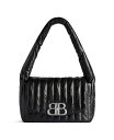 【送料無料】 バレンシアガ レディース ボディバッグ・ウエストポーチ バッグ Monaco Small Sling Bag Quilted Black