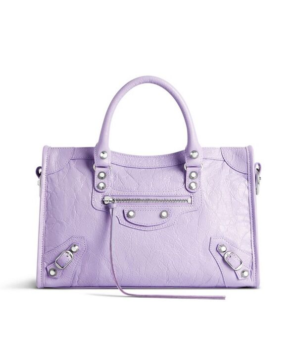 ハンドバッグ 【送料無料】 バレンシアガ レディース ハンドバッグ バッグ Le City Small Bag Light Purple