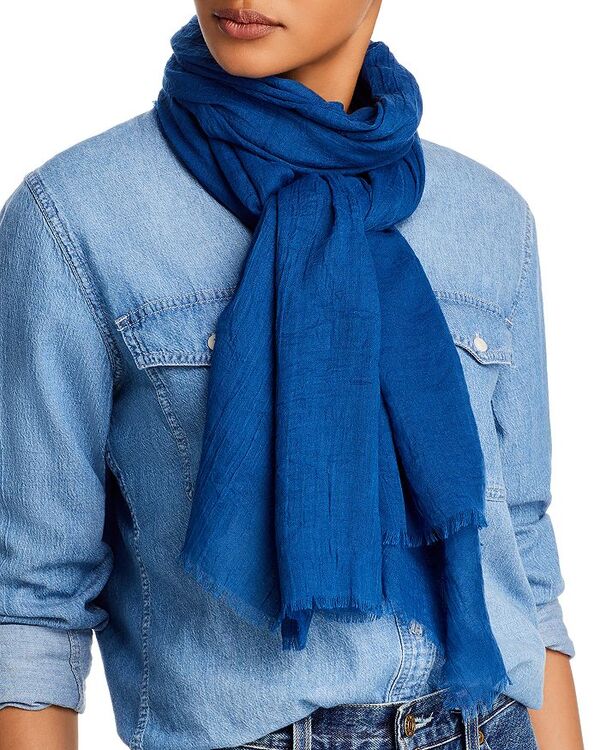 【送料無料】 エコー レディース マフラー・ストール・スカーフ アクセサリー Sustainable Crinkle Wrap Estate Blue