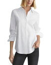 【送料無料】 ラファイエットワンフォーエイト レディース シャツ トップス Wright Novelty Cuff Shirt White