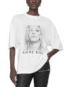 【送料無料】 アニービン レディース Tシャツ トップス Avi Kate Moss Graphic Tee White