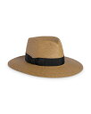 【送料無料】 エリックジャヴィッツ レディース 帽子 アクセサリー Squishee Instinct Classic Fedora Brown/Black