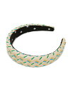 【送料無料】 レレ サドイ レディース ヘアアクセサリー アクセサリー Alice Embroidered Raffia Headband Tan/Multi