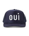 【送料無料】 クレアブイ レディース 帽子 アクセサリー Oui Trucker Hat Navy