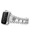 【送料無料】 ラゴス レディース ブレスレット・バングル・アンクレット アクセサリー Smart Caviar Stainless Steel Apple Watch Bracelet 42-44mm Silver
