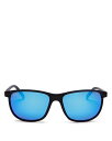 yz }ECW fB[X TOXEACEFA ANZT[ LeLe Kawa Polarized Square Sunglasses 58mm Dark Navy Stripe/Blue Hawaii Mirrored Polarized