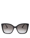 サルヴァトーレ・フェラガモ 【送料無料】 フェラガモ レディース サングラス・アイウェア アクセサリー Square Sunglasses 54mm Black/Gray