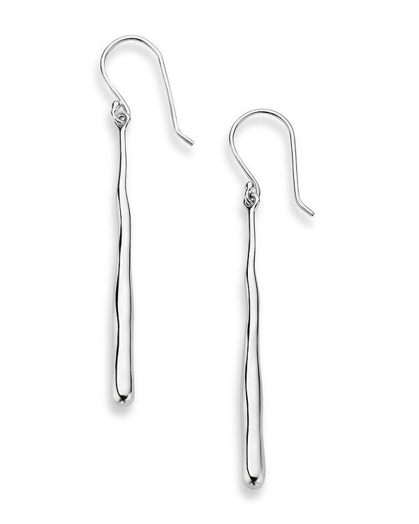 yz Cb|X^ fB[X sAXECO ANZT[ Sterling Silver Classico Squiggle Linear Drop Earrings Silver