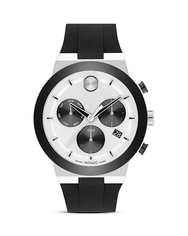 モバド 【送料無料】 モバド レディース 腕時計 アクセサリー BOLD Fusion Chronograph 44mm Silver/Black