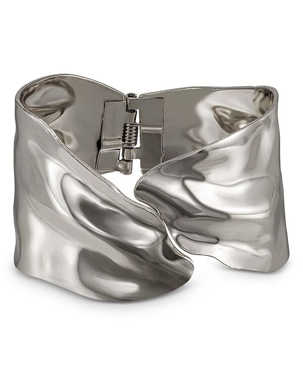 yz GeBJ fB[X uXbgEoOEANbg ANZT[ Abstract Cuff Bracelet Silver