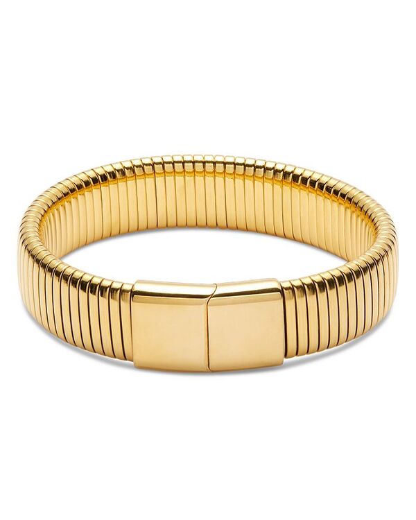 【送料無料】 ケネスジェイレーン レディース ブレスレット・バングル・アンクレット アクセサリー Flat Stretch Bracelet Gold