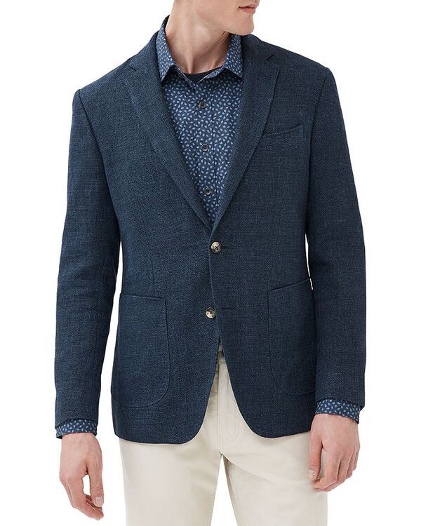 楽天ReVida 楽天市場店【送料無料】 ロッドアンドグン メンズ コート アウター The Cascades Textured Regular Fit Sport Coat Midnight