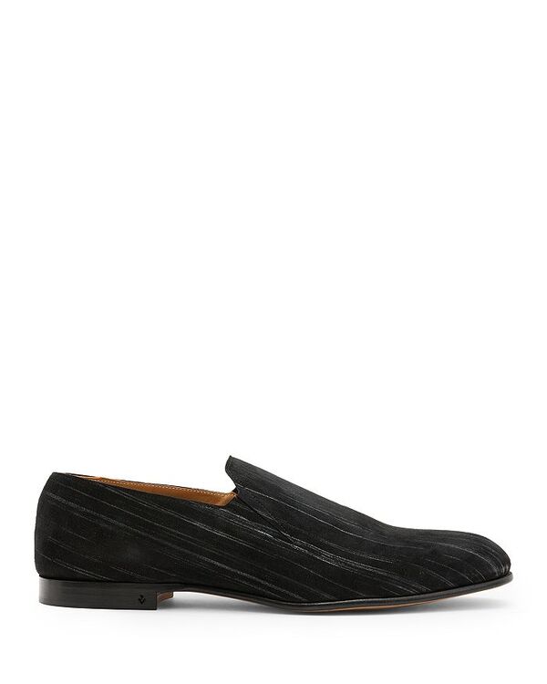 【送料無料】 ジョンバルベイトス メンズ スリッポン・ローファー シューズ Venice Leather Loafers Black