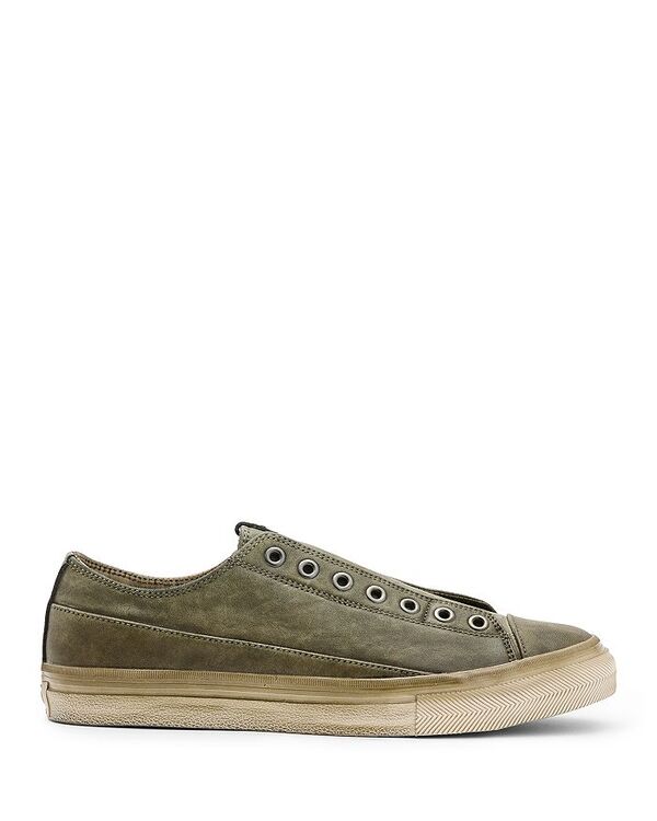 【送料無料】 ジョンバルベイトス メンズ スニーカー シューズ Men 039 s Vulc Laceless Slip On Sneakers Olive