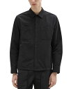 【送料無料】 セオリー メンズ ジャケット・ブルゾン アウター Drawstring Hem Shirt Jacket Black