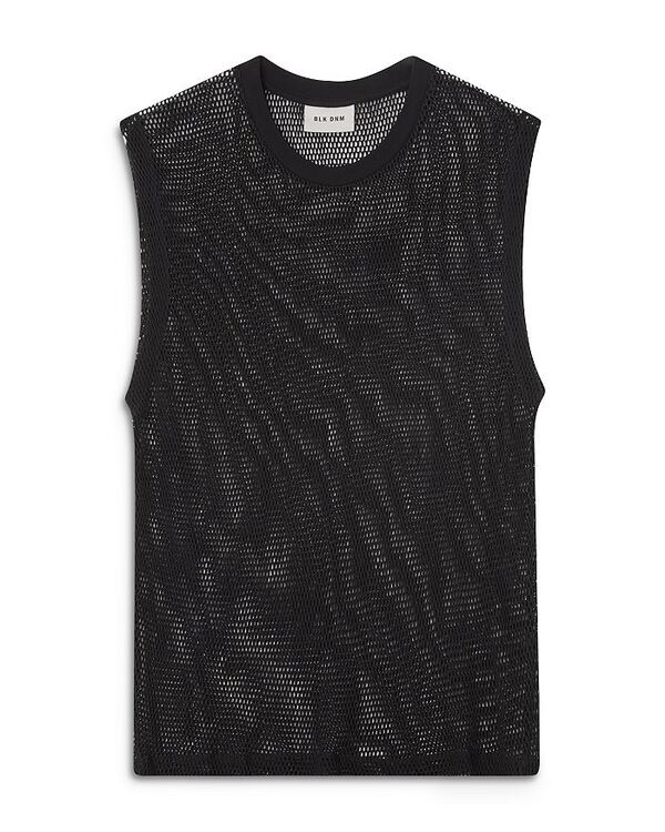 【送料無料】 ビーエルケーディーエヌエム メンズ タンクトップ トップス Mesh Tank Black