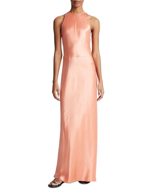 【送料無料】 ヴィンス レディース ワンピース トップス Lean Sleeveless Maxi Dress Coral