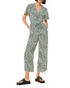 【送料無料】 ホイッスルズ レディース ジャンプスーツ トップス Diagonal Leopard Print Jumpsuit Yellow/Multi