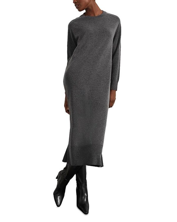 yz zbuXh fB[X jbgEZ[^[ AE^[ Limited Collection Geneva Midi Sweater Dress Dark Gray