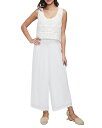 yz X[hbc fB[X WvX[c gbvX Crochet Top Jumpsuit Whisper White