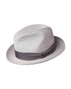 【送料無料】 ベーリー オブ ハリウッド メンズ 帽子 アクセサリー Craig Braided Fedora Flint Gray