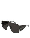 【送料無料】 アレキサンダー・マックイーン レディース サングラス・アイウェア アクセサリー Flat Mask Metal Sunglasses 99mm G...