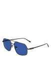 【送料無料】 フェラガモ レディース サングラス・アイウェア アクセサリー Prisma Geometric Pilot Sunglasses 58mm Gra...