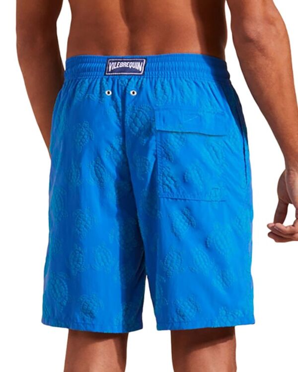 【送料無料】 ヴィルブレクイン メンズ ハーフパンツ・ショーツ 水着 Okoa Flock Vendome Turtles Print 7" Swim Trunks Palace Blue