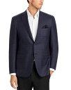 【送料無料】 カナーリ メンズ ジャケット・ブルゾン アウター Siena Tonal Check Regular Fit Sport Coat Navy