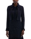 【送料無料】 オスカー デ ラ レンタ レディース ジャケット・ブルゾン アウター Sequin Knit Jacket Navy
