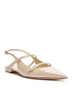【送料無料】 アレクサンドラバードマン レディース パンプス シューズ Women's Tita Pointed Toe Slingback Flats Semolina(4)
