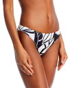 【送料無料】 レイミー ブルック レディース ボトムスのみ 水着 Isla Palm Print Bikini Bottom Black/White Exoti...