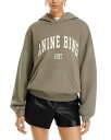 【送料無料】 アニービン レディース パーカー・スウェット フーディー アウター Harvey Logo Hoodie Green