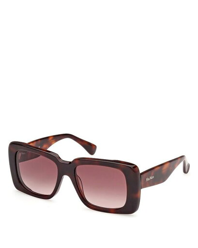 【送料無料】 マックスマーラ レディース サングラス・アイウェア アクセサリー Grimpse3 Rectangular Sunglasses 53mm Havana/Brown 【送料無料】 マックスマーラ レディース サングラス・アイウェア アクセサリー Grimpse3 Rectangular Sunglasses 53mm Havana/Brown