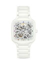 【送料無料】 ラド レディース 腕時計 アクセサリー True Square Automatic Open Heart Watch 38mm x 44mm Wh...